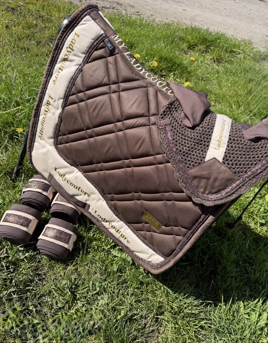 Coffee & Cream Cob Saddle Pads